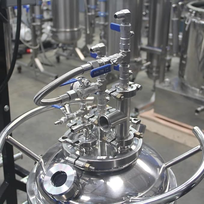 HFS(R) 10" High Pressure Tri Clover Sanitary Clamp for Tri Clamp Fitting Connection, Stainless Steel 304