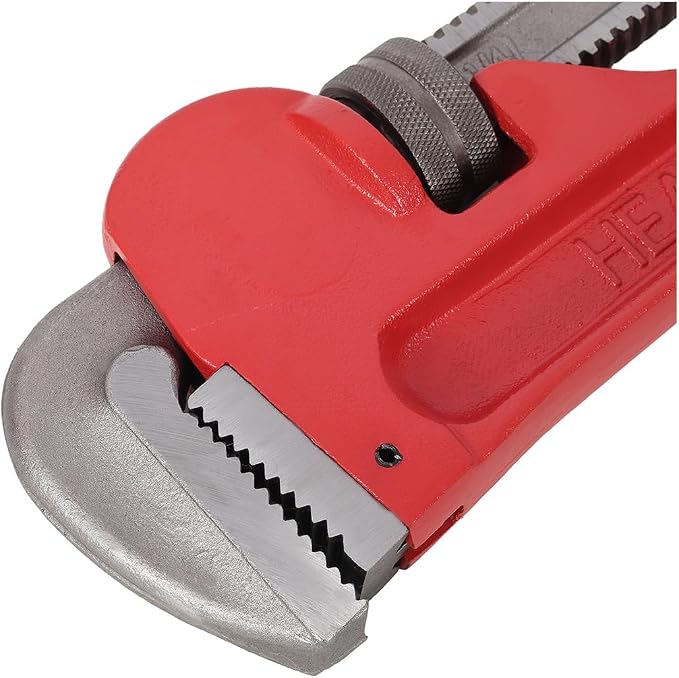 Pipe Wrench 36 Inch, Rigid Pipe Wrench Sets Steel Adjustable | Professional Heavy Duty Hangable Design for Plumbing, Home, Vehicle Repair (36" Red Wrench)