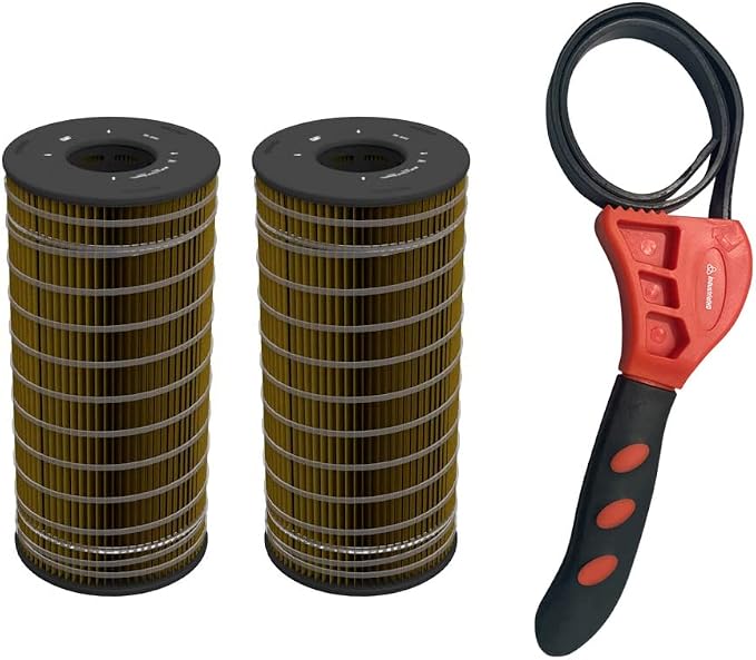 Caterpillar 1R-0741 Hydraulic Oil Filter w/IHD Strap Wrench Bundle (2)