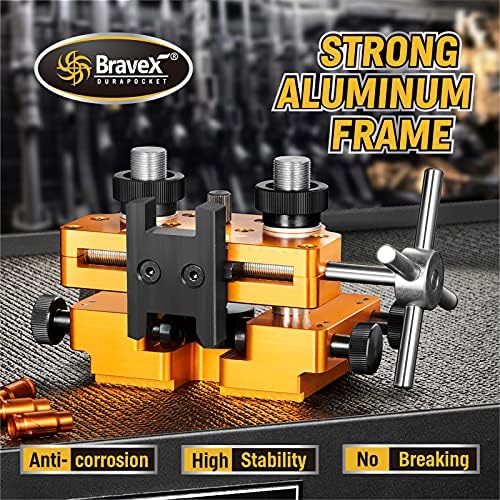 Sight Pusher, Sight Pusher Tool with Rotatable Sights Prong for Front and Rear Sights, High Precision, Strong 6065 Aluminum Frame, Sight Adjustment Removal Tool