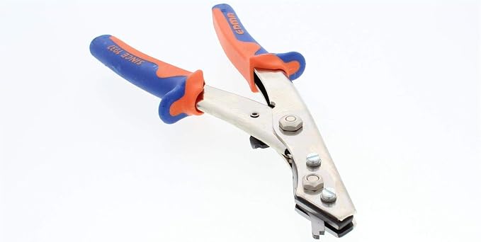 Speedway Motors Sheet Metal Nibbler Hand Tool with Adjustable Cutting Head, Precision Metal Shear for Automotive Fabrication, Bodywork & Sheet Cutting, Ergonomic Grip