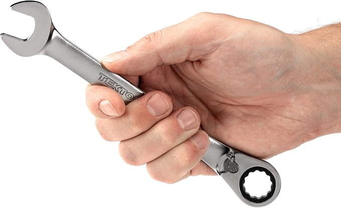 TEKTON 15 mm Reversible Ratcheting Combination Wrench | WRC23415 | 12-Point