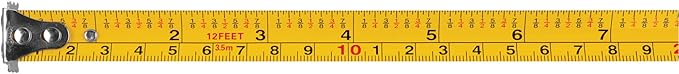 Performance Tool W5020 'Fast Measure' Tape, 12' x 5/8