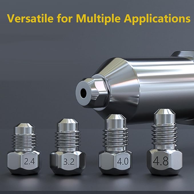 Professional Electric Rivet Gun Adapter Kit, Rivet Gun Adapter with Removable Plastic Handle, Alloy Steel Riveting Tool Attachment for Cordless Drill for Metal & Aluminum Work (2set)