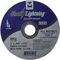 Mercer Industries 617020 Type 1 Double Reinforced Cut-Off Wheel, All Metals Cutting, including SS, 25 Pack, 5" x .045" x 7/8"