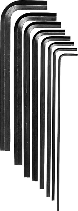 Eklind Tool 90100 Security Hex-L Key allen wrench - 8pc set SAE Inch Sizes 3/32-3/8 Long series