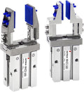 1pcs MHZ2 Finger Cylinder Parallel clamp Claw Fixture MHZ2-16D MHZ2-20D Bracket Extended Internal Support Bracket(MHZL2-25D RK25)