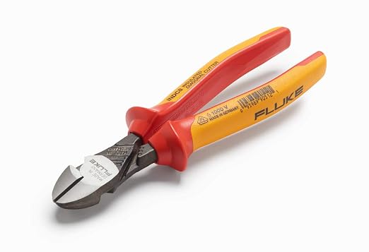 Fluke Insulated Heavy Duty High Leverage Diagonal Cutter, 1000V, 5067244