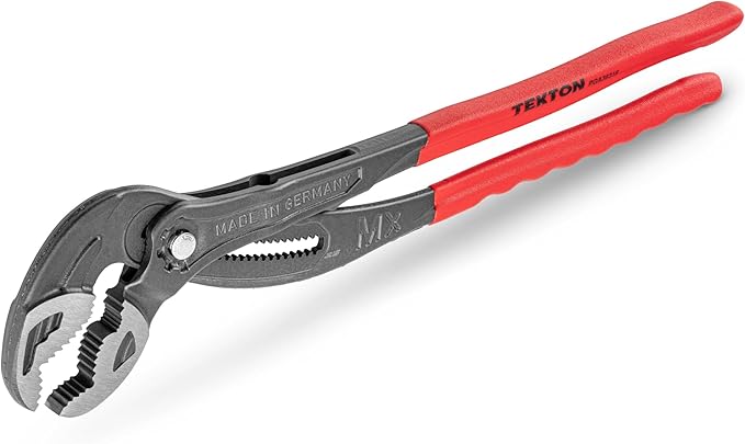 TEKTON 16 Inch Angle Nose Push Button Adjustable Pliers | PGA36316