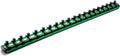 Performance Tool W36003 1/4 in. Drive Magnetic Socket Organizer Rail | Holds 20 sockets. Rare earth magnets grip ferrous surfaces. Spring loaded clips. Non-scratch EVA foam backing