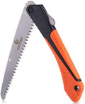 coher Folding Hand Saw for Tree Pruning, Camping, Gardening, Hunting. Cutting Wood, PVC, Bone with Ergonomic Handle Design