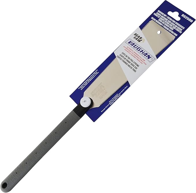 VAUGHAN Bear Saw Hand Saw, Tri-Edge Teeth, Genuine Japanese, Interchangeable Blade, BS250D, VN56930