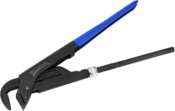 Williams JHW140 Universal Pipe Wrench, 8-7/16" Overall Length with a Maximum Jaw Opening of 1-3/16"