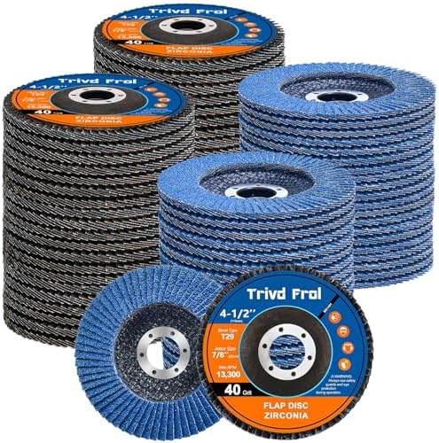 Flap Discs 4 1/2" for Angle Grinder Disc - Trivd Frol 4 1/2" Flap Disc