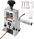 VEVOR Manual Wire Stripping Machine, 0.06-1 in, Copper Stripper with Hand Crank or Drill Powered, 64Mn Quenched Blades, 45# Steel Rollers, Aluminum Alloy Frame Wire Peeler, for Scrap Copper Recycling