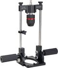 GOINGMAKE Portable Drill Guide with Positive Angle Stops from -60° to 60°, Adjustable Portable Drill Press with 1/2“ Chuck, Precision Drilling Jig Attachment for Drilling Straight and Angle Holes