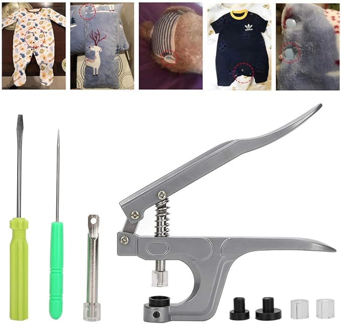 Rivet Press, No Disassembly Required Durable Lightweight and Portable Aluminum Material Snap Installation Tool for Leather Crafting for Sewing Clothing