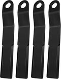 Bush Hog Rotary Cutter Blades Replacement Fit for Mower King Skidsteer Kubota Caterpillar Bobcat Case CAT John Deere, Brush Hog Mower Blade, 4 Pcs