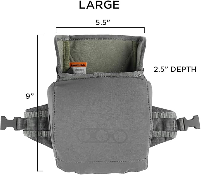 Eberlestock Recon Modular Bino Pack - Advanced Binocular Harness System | Customizable Attachments, Chest Rig with Magnetic Closure to Keep Binos Secure, Dual Side Zipper Pockets