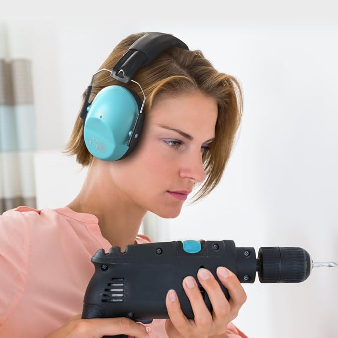 Pro For Sho 34dB NRR Hearing Protection Ear Muffs – Highest NRR Compact Design Ear Protection for Loud Events & Sensory Use