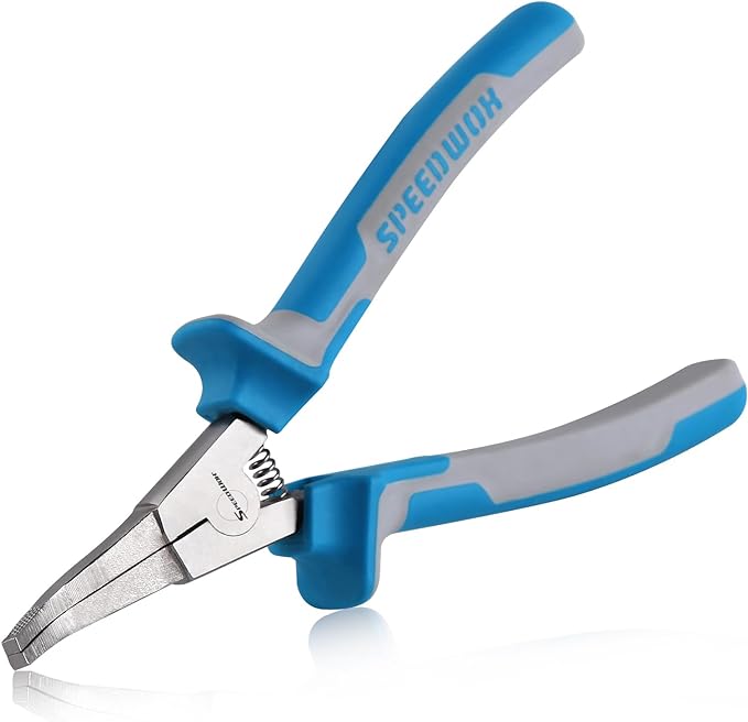 SPEEDWOX 8" Bent Jaw & Angle Tip Pliers - Special Lock, C-Clip, Retaining & Snap Ring Pliers for Automatic Transmissions & Transfer Cases