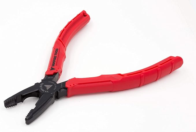 VAMPLIERS "Brute" World's Best Screw Extraction Pliers VT-002-6, Remove Stripped/Rusted/Stuck/Specialty Screws Nuts/Fasteners + VAMPLIERS VT-001-7SJ Best 7" Slip Joint Screw Extraction Pliers