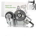Titanium Drill Nibbler – Sheet Metal Cutting Tool,Sheet Metal Cutter Drill Attachment,Electric Drill Plate Cutte Attachment with Adapter,for Iron, White Sheet, Steel, Copper, Aluminum (1SET)