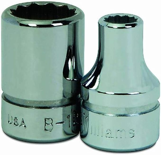 Williams B-1214 7/16-Inch Shallow 12-Point Socket