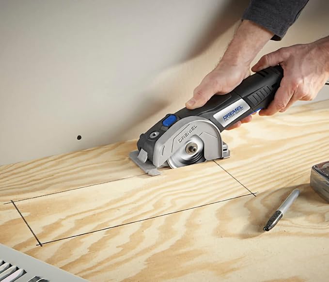 Dremel US40 Ultra-Saw Corded Compact Saw Tool Kit with 3 Cutting Wheels and Auxiliary Handle