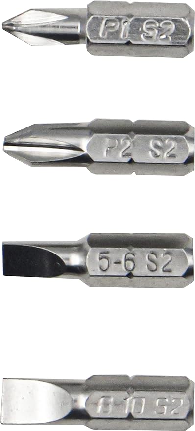 ALLWAY SD41 5-in-1 Lightweight Safety Shockproof Screwdriver with 4 Bits (Pack of 3)