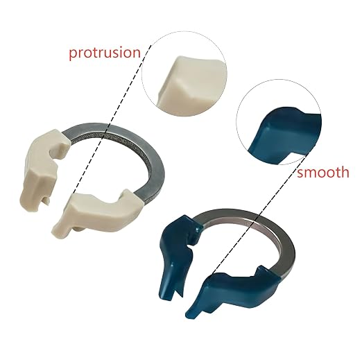 Dental Sectional Matrix Ring Clamp Spring Clip, Autoclavable Nickel Titanium Orthodontic Clamp Rings, Dental Sectional Contoured Matrices System for Pre and Post Molars (R6 Light Brown)