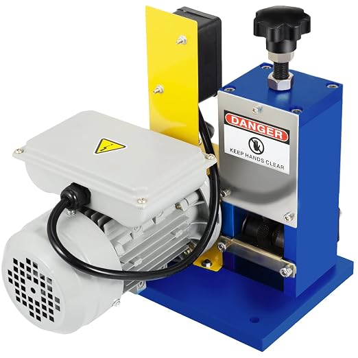 Vevor Automatic Electric Wire Stripping Machine 0.05"-0.98",Portable Dark Blue Wire Stripper, Wire Stripping Machine Tool for Scrap Copper Recycling (Dark Blue): Tools & Home Improvement