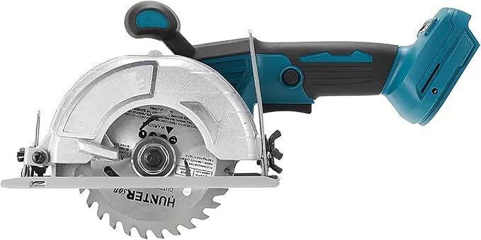 5 Inch Brushless Cordless Circular Saw with 4000mAh Battery,6500 RPM Compact Circular Saw,20mm Arbor with 1 TCT 30T Wood Blade and Scale Ruler