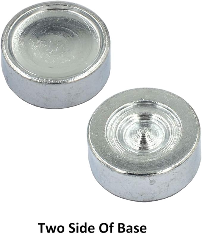DGOL 10 pcs Metal Snap Button Fastener Setter Metal Snaps Press Studs Install Punch Base Tool Kit