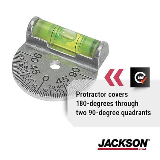 Jackson Safety Replacement Dial Set Welding Level DSL - 180 Degree Adjustable Protractor - for Curv-O-Mark Tools