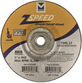 Mercer Industries 632050 - 5" x .045 x 5/8"-11 Type 27 ZSPEED Zirconia Cut-Off Wheels for Stainless Steel (20 pack)