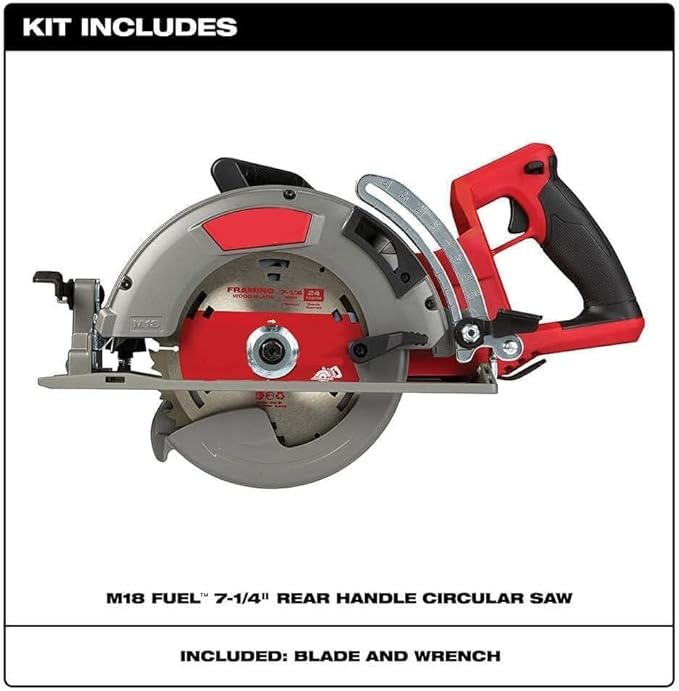 for Milwaukee.d M18 FUEL Rear Handle 7-1/4 in. Circular Saw (Bare Tool)