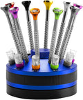 10 pcs Precision Slotted And Phillips Watch Screwdriver Set Different Sizes With 20 Extra Replace Blades Watchmaker Screwdriver Set for Watch,Jewelry,Eyeglass，The Best Gift for Dad