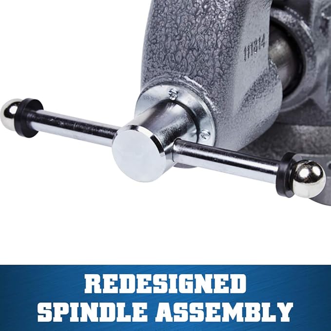 Wilton Tradesman Bench Vise, 5-1/2" Jaw Width, 5" Max Jaw Opening, 3-3/4" Throat (Model 1755)