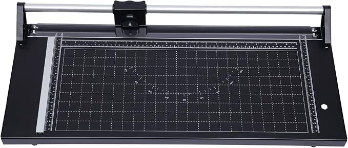 Manual Precision Sliding Rotary Paper Trimmer 24 Inch Photo Paper Film PVC Rolling Cutter Trimmer Paper Craft Tool with Sharp Blade