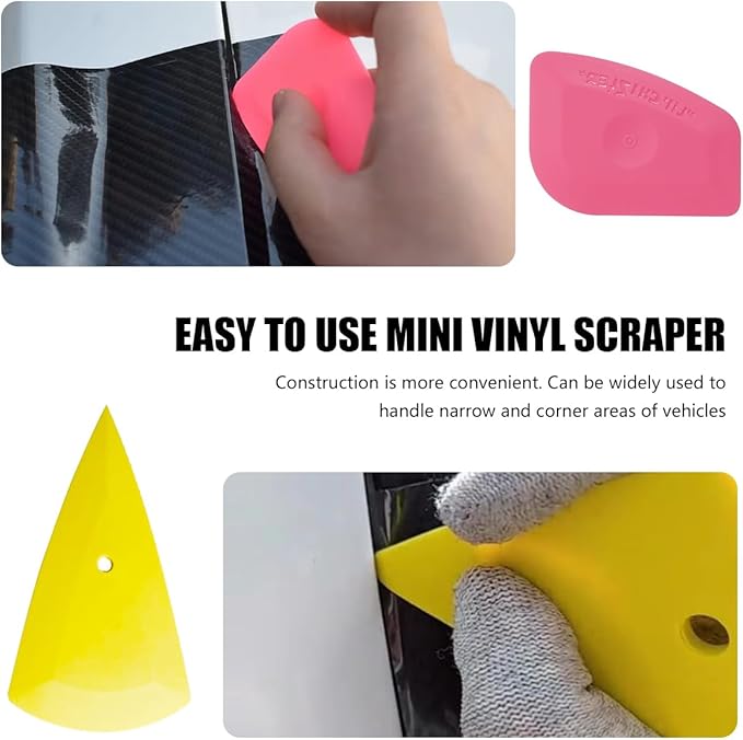 Mandark 43PCS Car Window Tint Tool Kit, Vehicle Window Tint Tool Including Various Squeegee & Knife for Vinyl, Auto Glass Protective Film Installation Wrapping Set, Universal for Vehicles