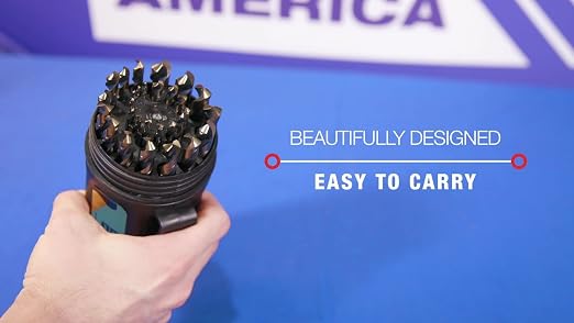 Drill America 25 Piece Metric Killer Force Drill Bit Set in Round Case, Jobber Length, Heavy Duty, High Speed Steel Bits for Metal, Wood, Plastic, Sizes 1mm to 13mm by 0.5mm, KFD Series ZMKFD4025-PC