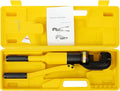 Manual Hydraulic Rebar Cutter 13 Ton Portable Steel Bar Cutting Tool with Toolbox for Concrete Construction Handheld Hydraulic Bolt Cutter 4-22mm, Only Applicable to Steel Bars (22mm)
