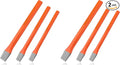 ValueMax 3-Piece Heavy Duty Cold Chisel Set, 3/8-Inch, 1/2-Inch & 5/8-Inch Metal Chisel Set, Premium Cr-V Steel, for Carpentry, Metalwork, Woodwork & Masonry Work (Pack of 2)