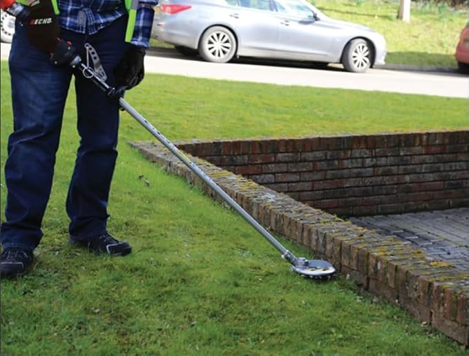 Trimmer Attachment ASK-MW23, Brushcutter and Edger Attachment Includes Adapters to Fit Most Straight Shaft Trimmers with Solid Drive Shaft