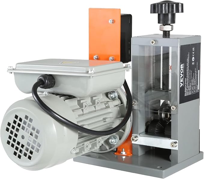 VEVOR Electric Wire Stripping Machine, 0.06''-1.18'' Automatic Wire Stripper, 180 W, 60 ft/min with Visible Stripping Depth Reference Electric Wire Stripper, Copper Stripper