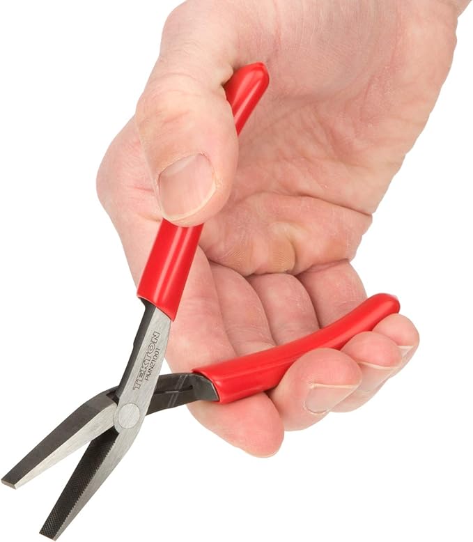 TEKTON Mini Flat Nose Pliers (Serrated Jaw) | PMN21001