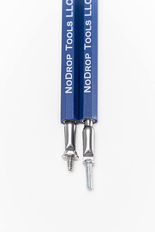 6 inch Screw Holding Screwdriver Set (2 PACK- 6inch Nylon Slotted and Phillips screw starters)