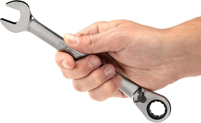 TEKTON 18 mm Reversible Ratcheting Combination Wrench | WRC23418 | 12-Point