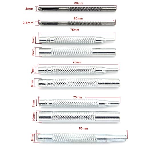 Craft Tool Die Punch Snap Kit Rivet Setter with Base for Punch Hole and Install Rivet Button (Rivet Setter with Base)